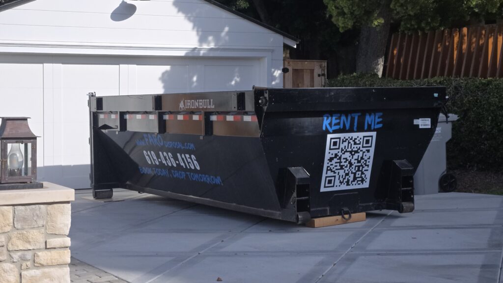 Dumpster rental in Spring Valley CA